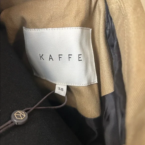 KAFFE Petrified Oak Trench Coat Size 38 - NWT - Picture 13 of 15